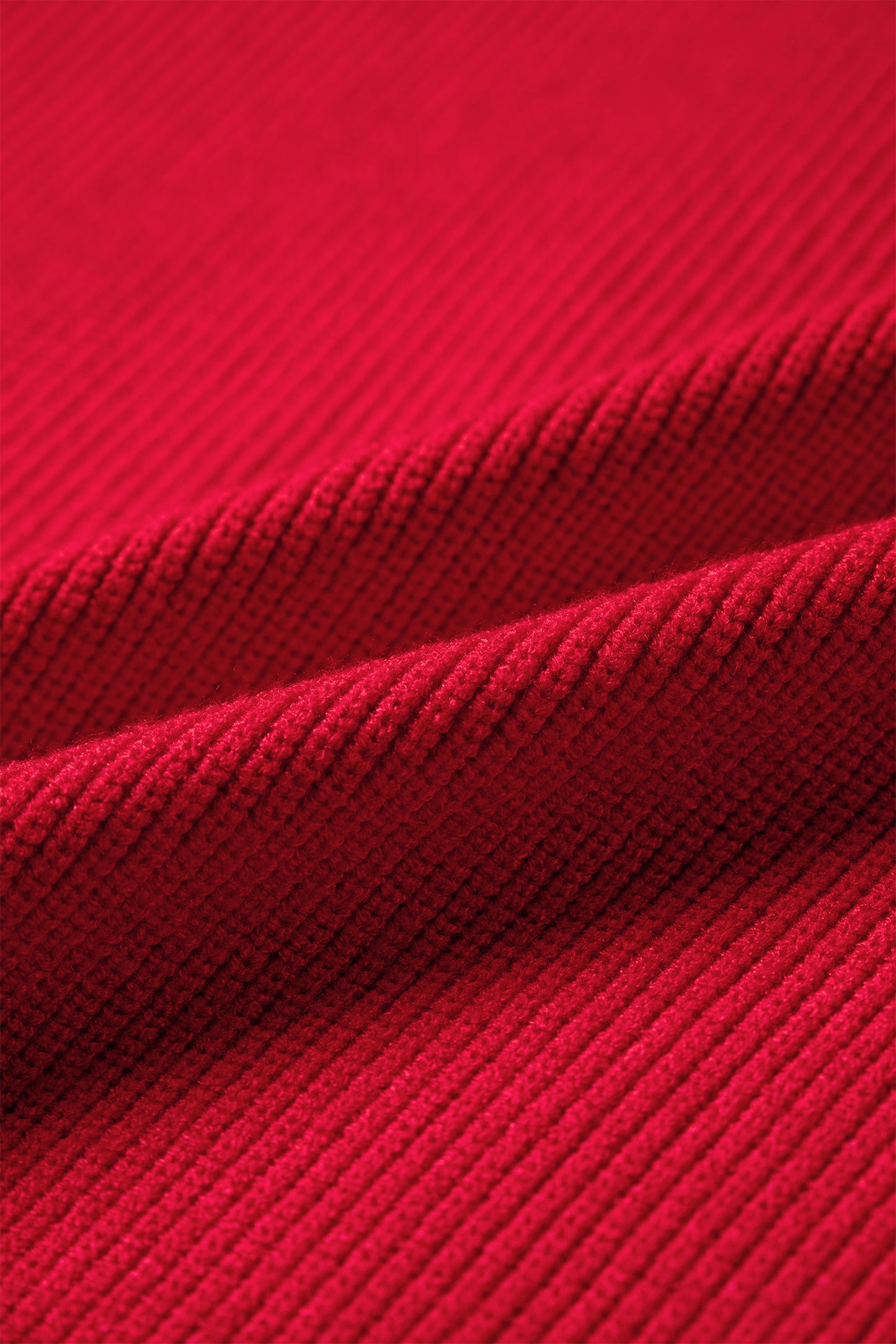 Embroidered Bow Ribbed Sweater