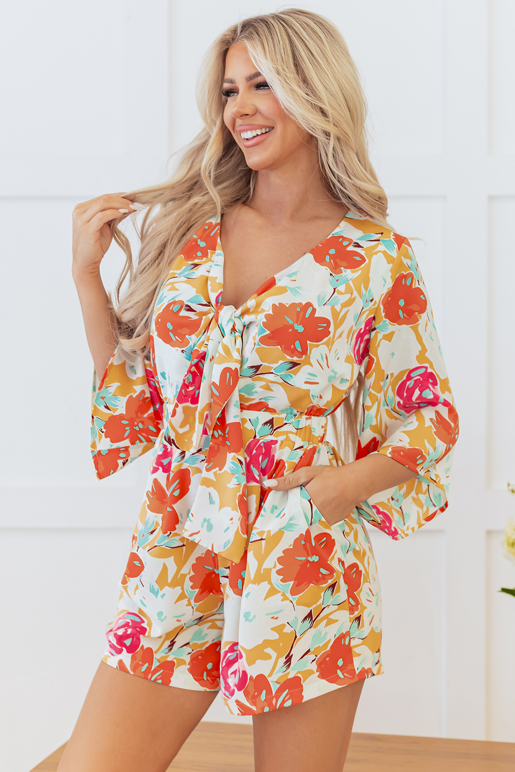 The Sunset Bloom Romper