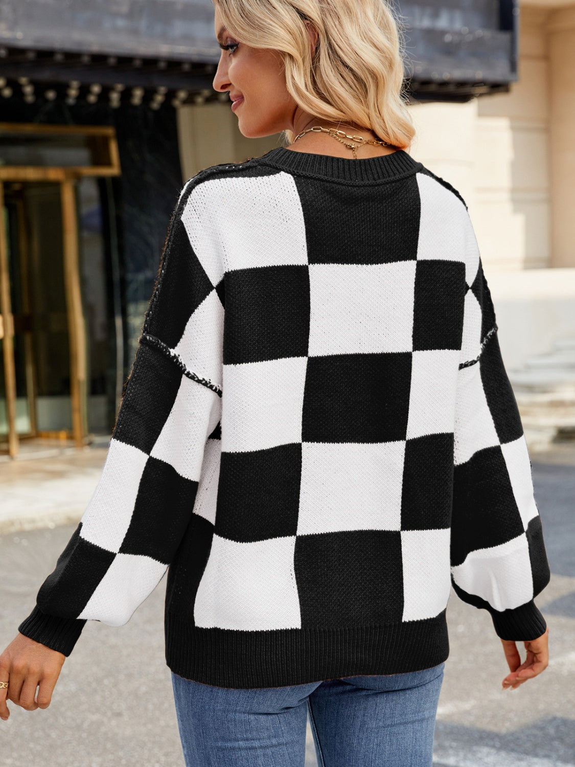 The Retro Check Pullover