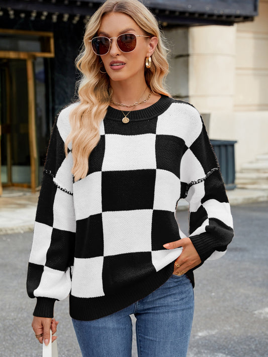 The Retro Check Pullover