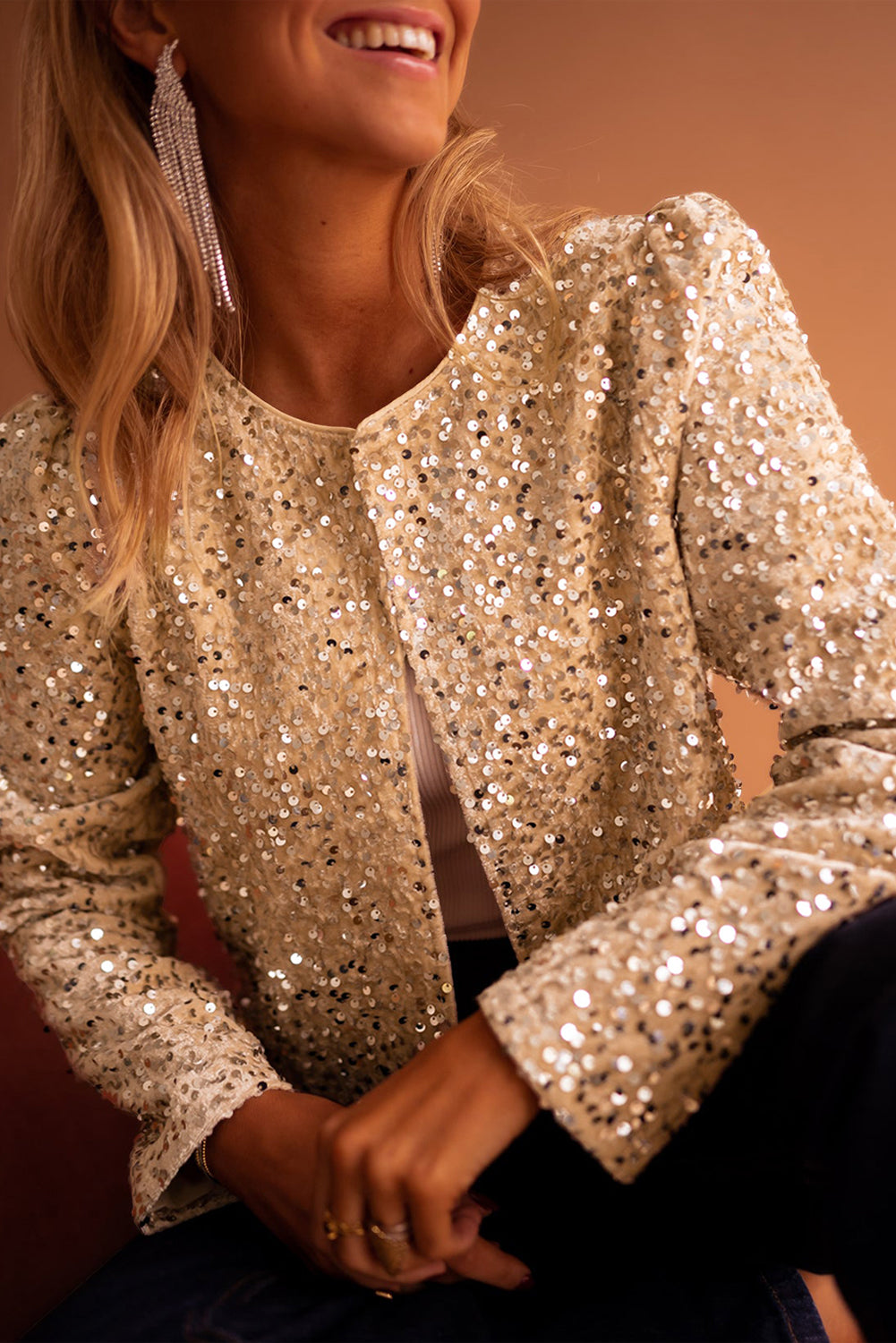 Golden Glow Blazer